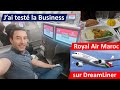 Jai test la business de la royal air maroc sur boeing787 dreamliner