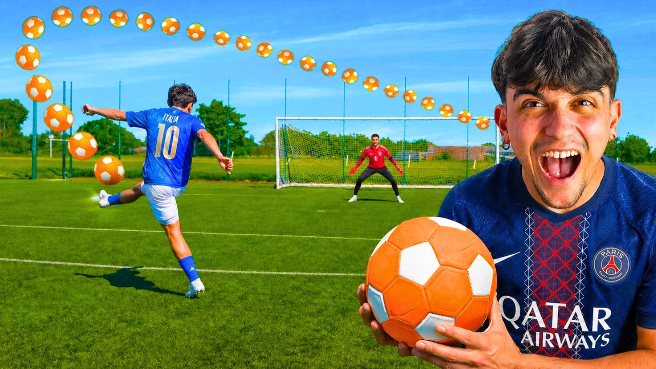 TESTIAMO il PALLONE dal SUPER EFFETTO! ⚽️ tiri incredibili?! 😱