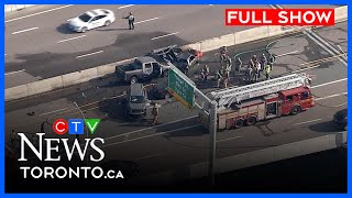 One man dead after fiery crash in Toronto | CTV News Toronto at Noon for July 9, 2025