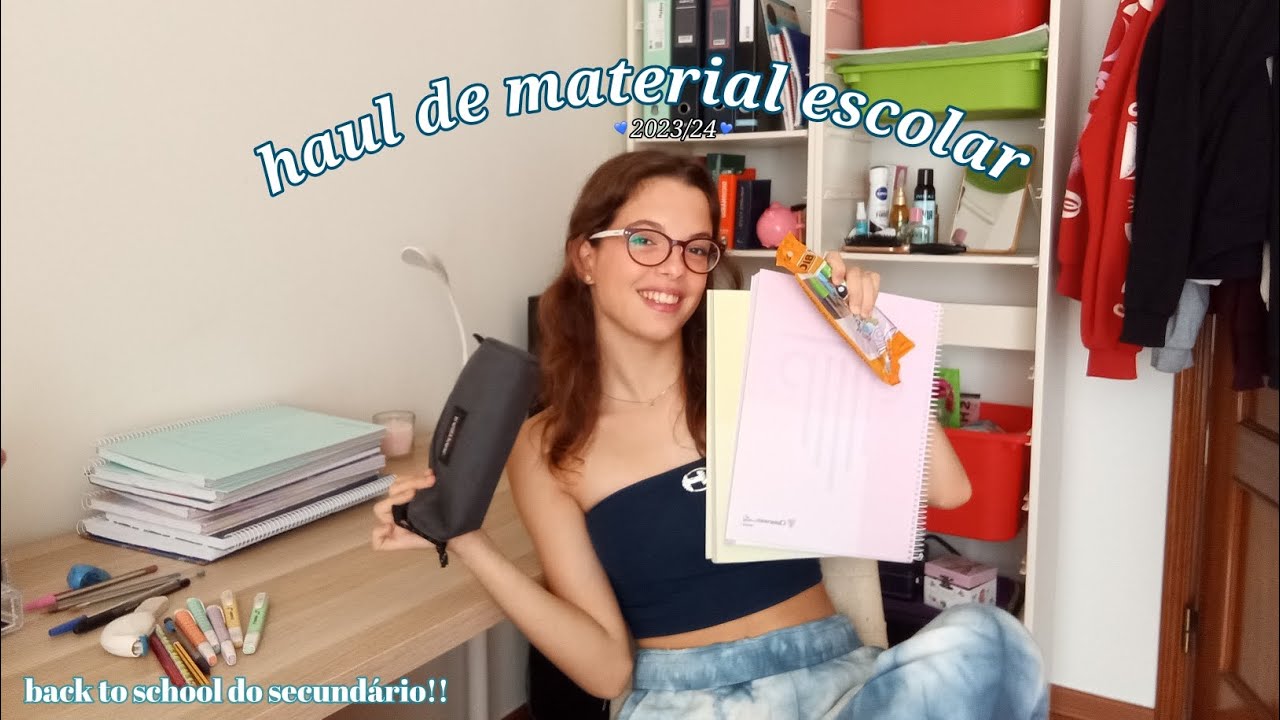 haul de material escolar para o secundário [back to school 23/24] 📚 || miss nonocas