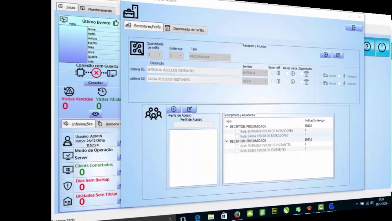 SOFTWARE LINEAR HCS CONTROL GUARITA (RECEPTORES E PERFIS DE ACESSO ...