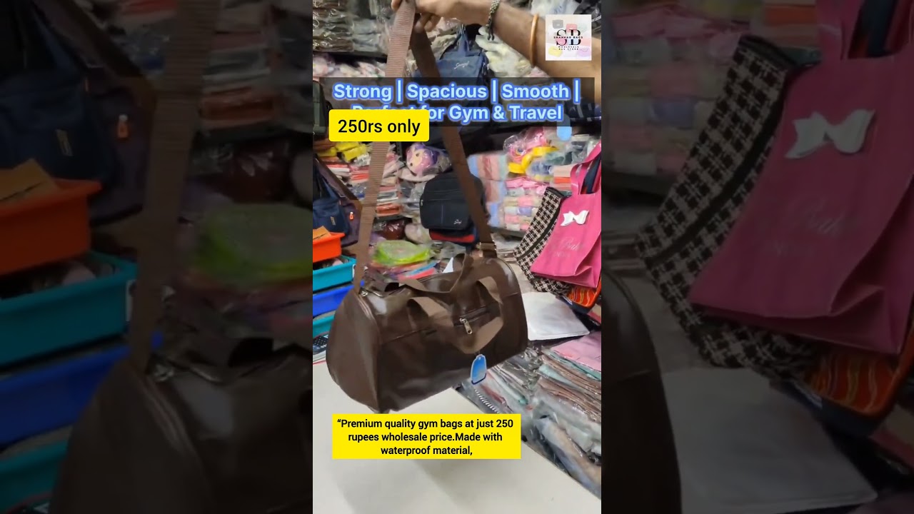 😎 Leather Gym bag Travel bag Wholesale price 