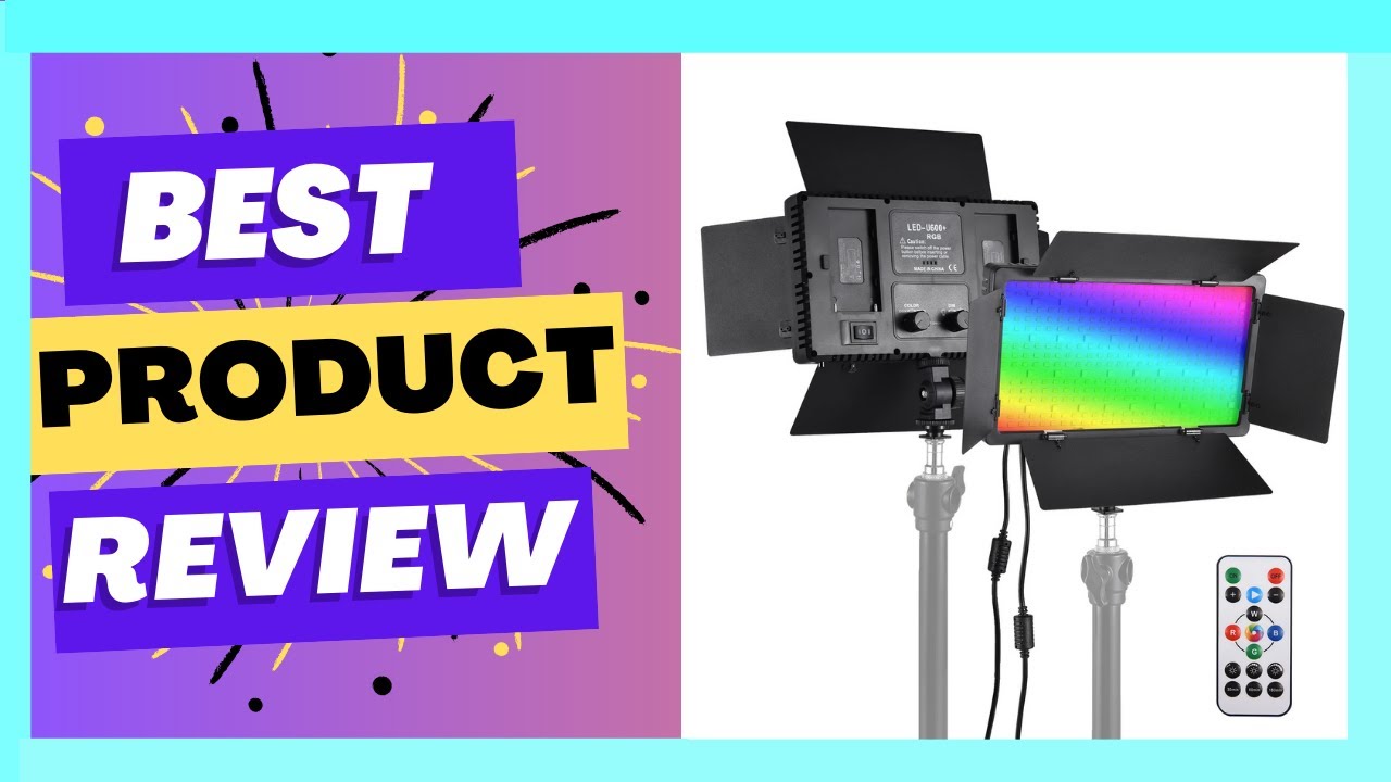 Best Bi-color 36W RGB Photography Light - YouTube
