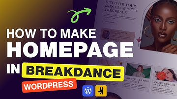 How to Create Homepage in WordPress using the Breakdance Builder (Ep 04) Breakdance wordpress