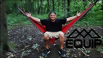 Equip 1 Person Travel Hammock Setup and Review