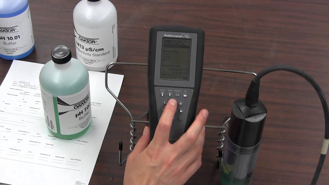 How to Calibrate a YSI Pro Plus Meter - YouTube