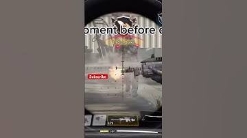 Moment befor disaster one shot one kill with sniper #callofduty #callofdutymobile #codm #cod #short