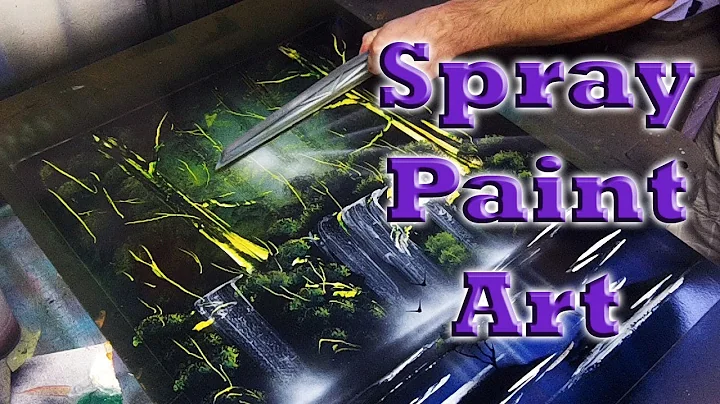 Forbidden Forest -Spray Paint Art by Brandon McCon...