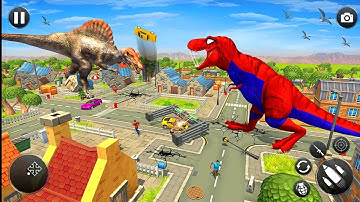Dinosaur rampage simulator android gameplay