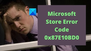 Microsoft Store Error Code 0x87E10BD0 on Windows PC