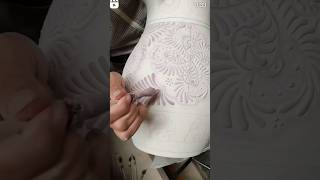 Haciendo Talavera.Proceso de 3 hrs reducido a 1min#ceramics #handmade #decoracion #talavera #art