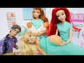 Barbie twin birth baby hospital play doctor play