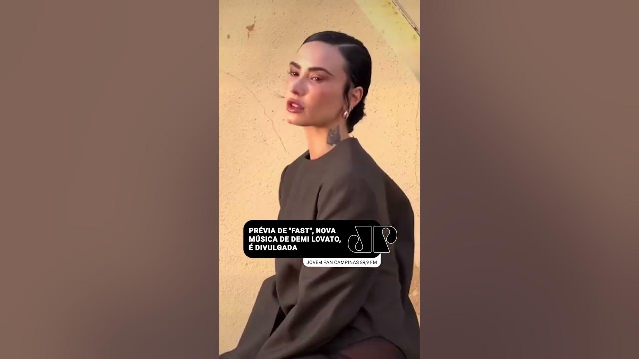 Prévia de "Fast", nova música de Demi Lovato, é divulgada
