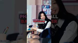 Pharita vs Babymonster members #babymonster #pharita #shorts
