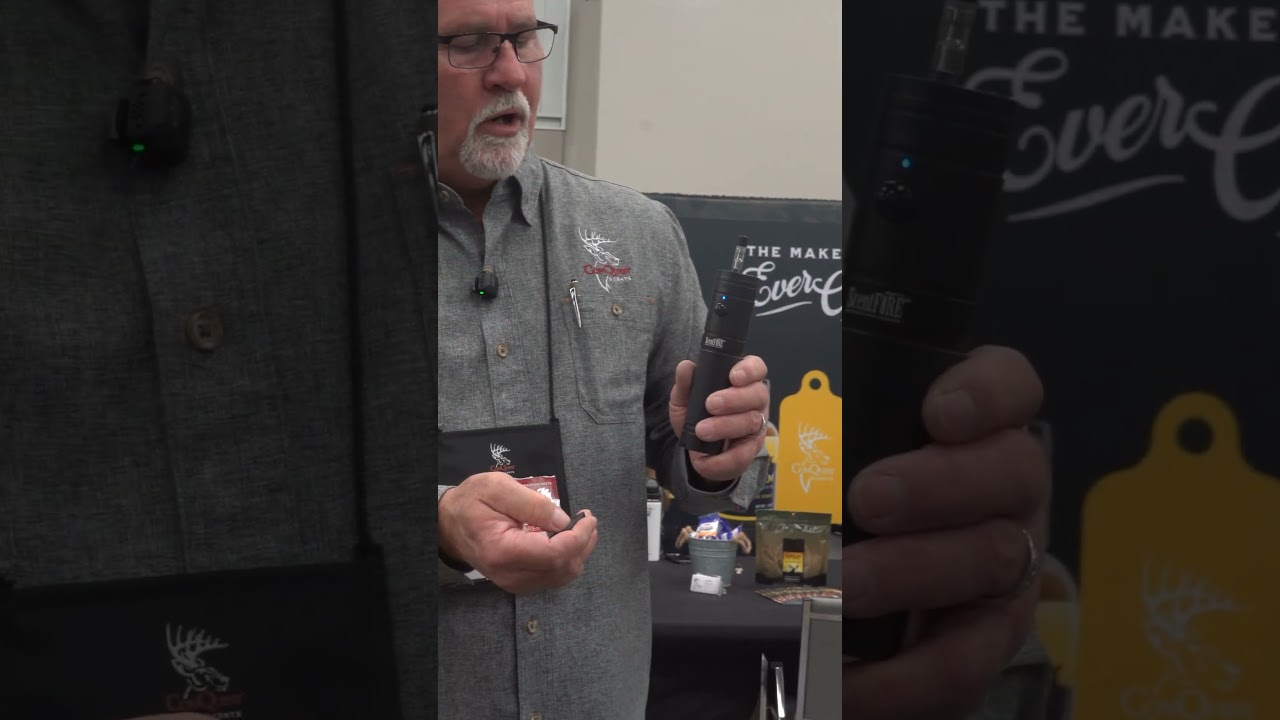 What's a cool piece of hunting tech gear, a scent dispenser, and a wind indicator? 