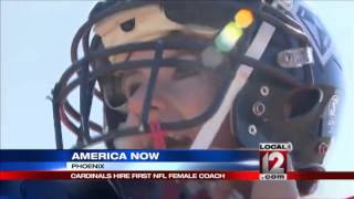 First female coach hired in NFL