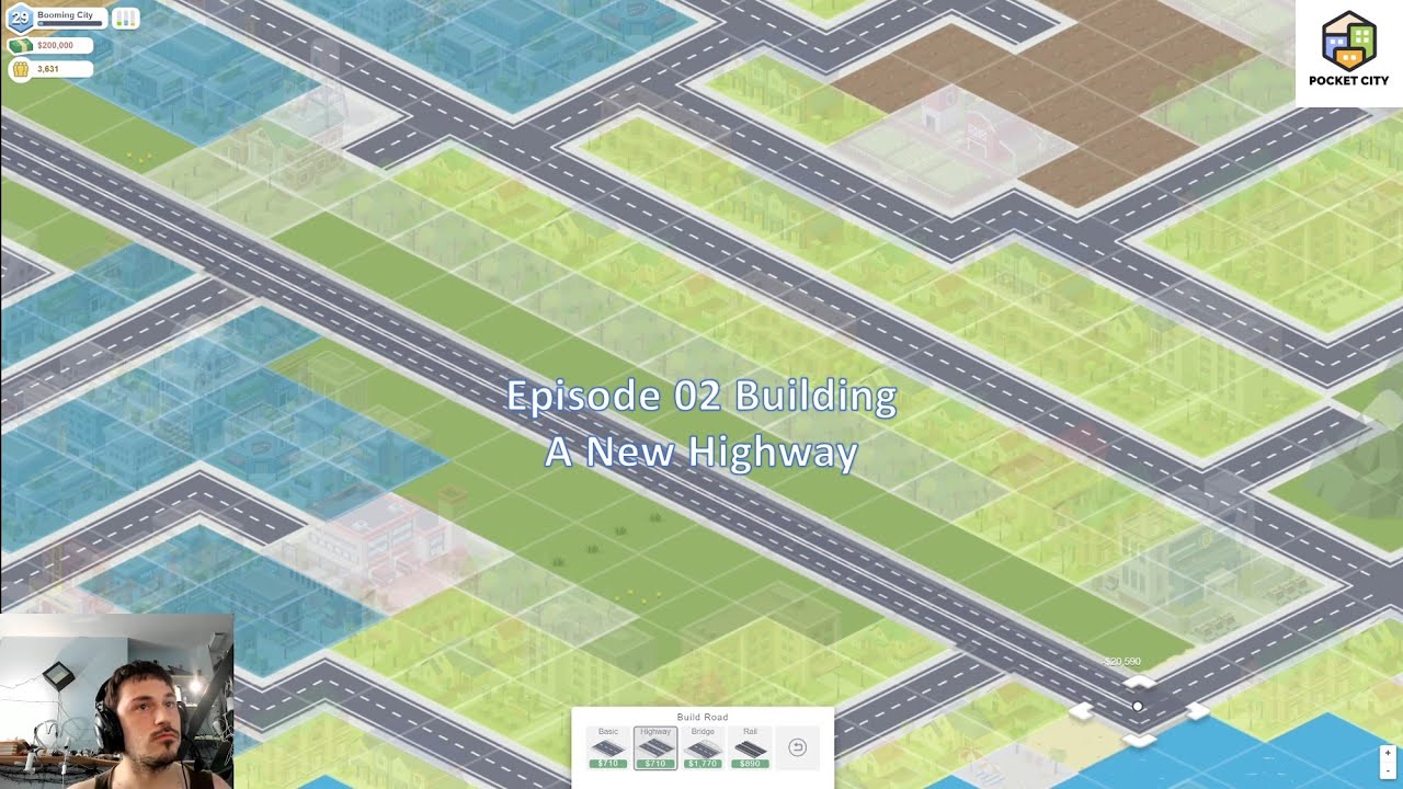 Pocket City Episode 02 Building A New Highway YouTube