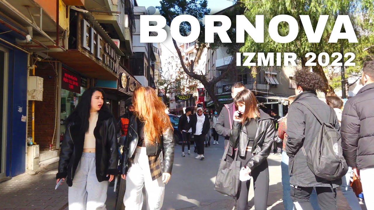 Izmir, Turkiet | Fahrettin Altay → Bornova Metro Stations | Stadsvandring 4K