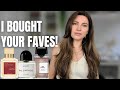 I repurchased YOUR 10 favorite fragrances! + Life updates