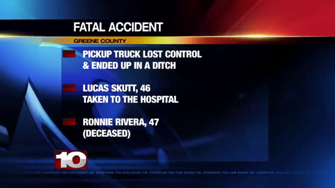 One killed in weekend Greene County crash - YouTube
