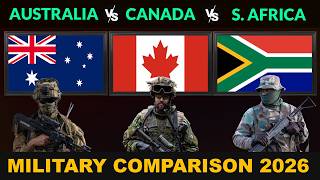 Australia Vs Canada Vs South Africa: Military Power Comparison 2026 🇦🇺🇨🇦🇿🇦