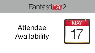 Fantastical 2 for Mac - Attendee Availability