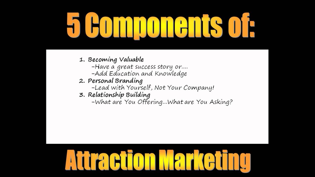 "What is Attraction Marketing"? The 5 Components and How to Utilize It In Your Business