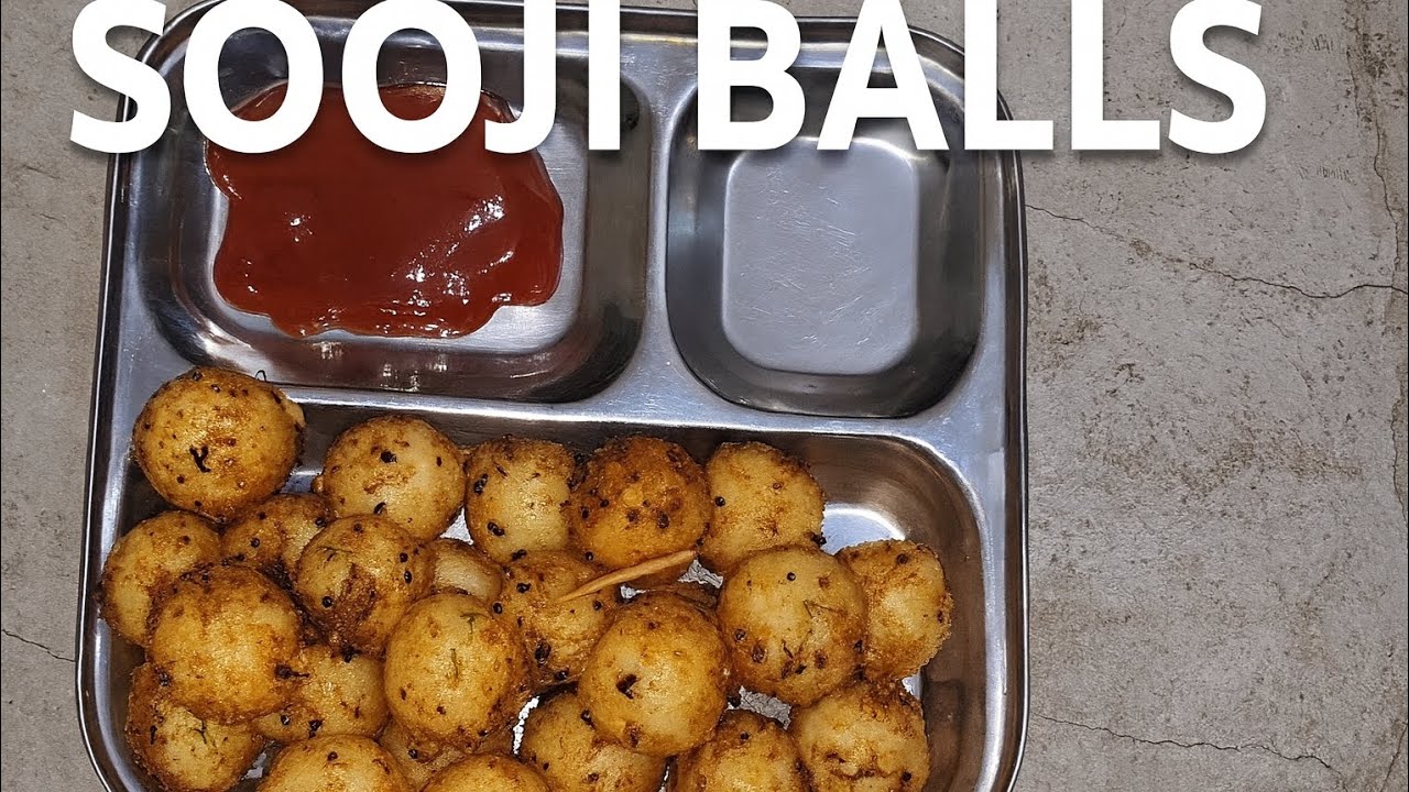 Sooji Balls Mini balls quick recipe tasty food tasty recipe Rava Mini Balls, Mini Balls 