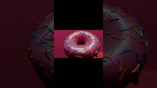 Finally, I have made my first donut in blender#3danimation #blenderbeginner #foryou #foryou #viral