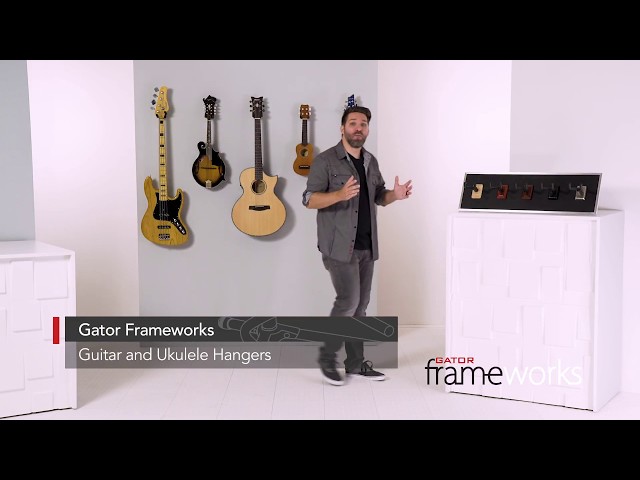 Настінний тримач для укулеле GATOR FRAMEWORKS GFW-UKE-HNGRMPL