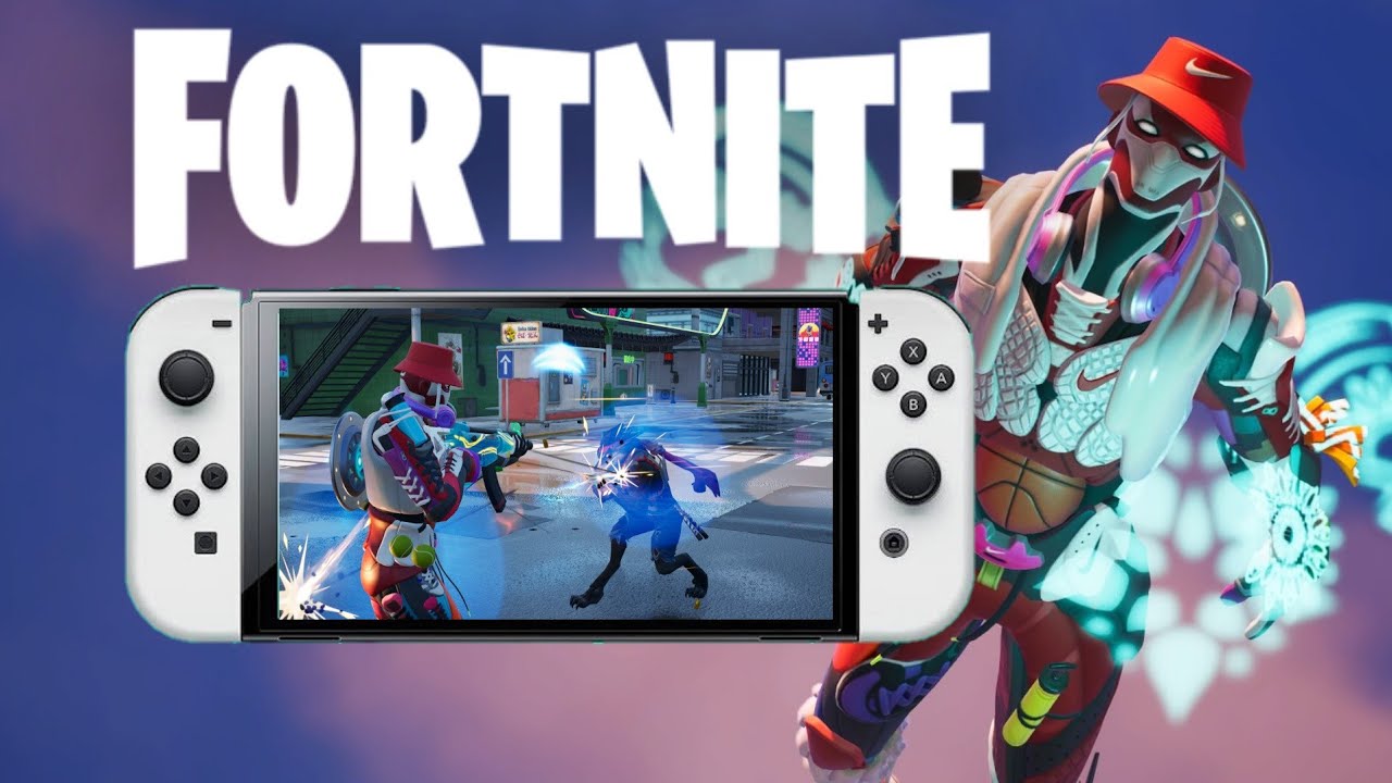 Gameplay de FORTNITE en NINTENDO Switch OLED || Encontré al Jugador mas ...