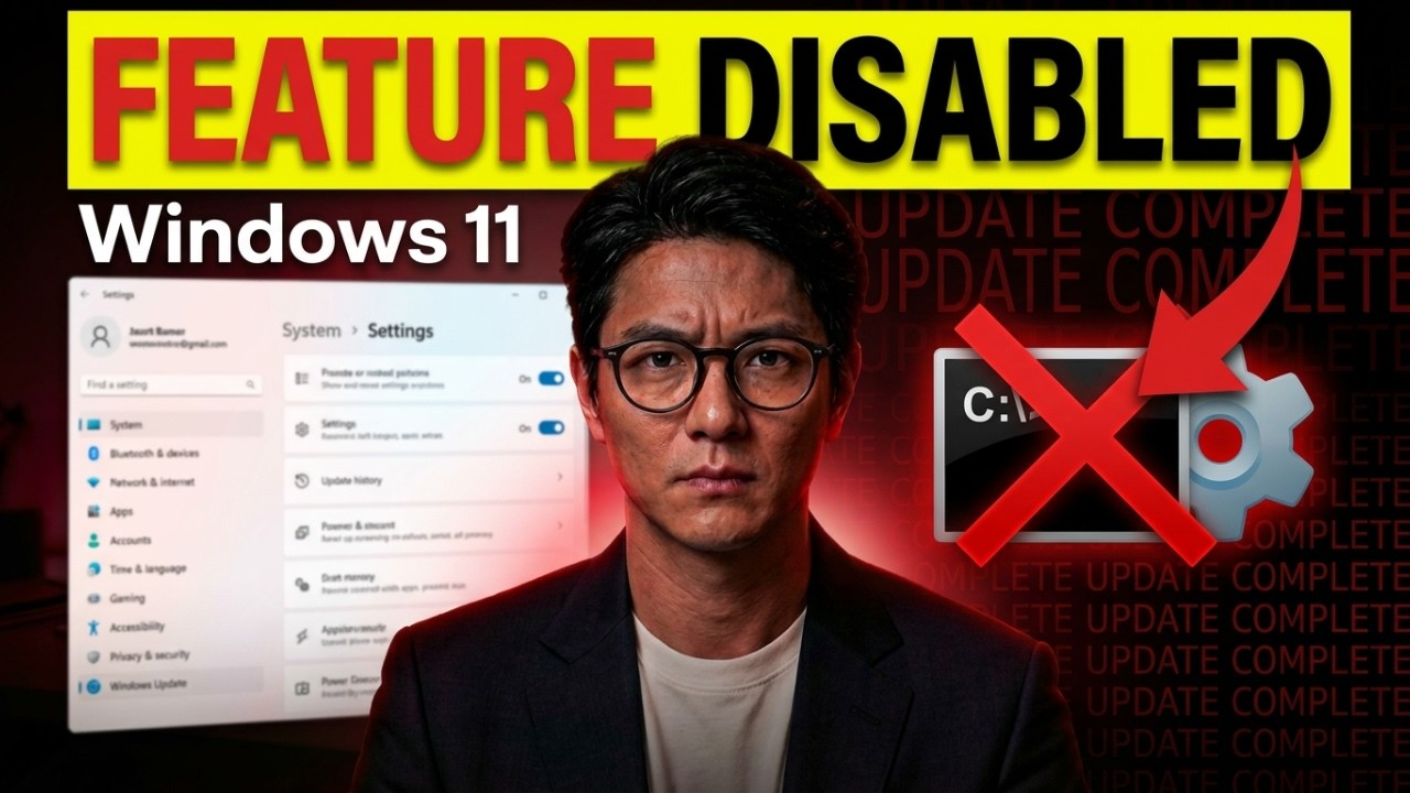 THE KILLER UPDATE: Windows 11 Just Disabled This Legacy Feature (Fix It NOW)