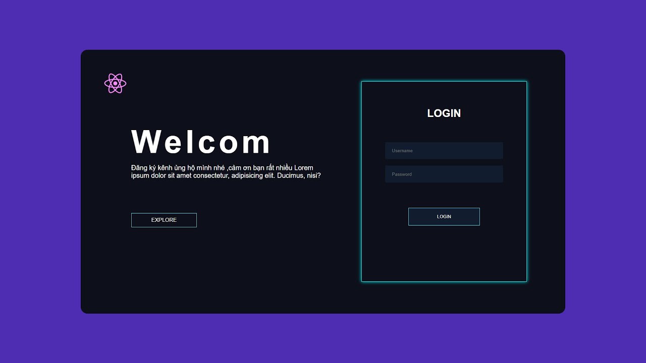 Tạo Giao Diện Trang Login Với HTML - CSS - YouTube