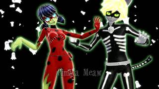 Mmdmiraculous Zombie Bug & Scary Cat Transformationsfanmade Halloween