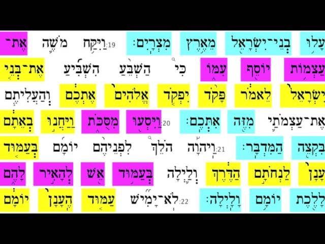 Bshalach 21