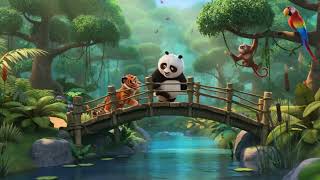 Panda Rescues Lost Tiger Cub and Brings It Home#viral #foryou