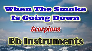 Download lagu When The Smoke Is Going Down - Bb Instruments Sheet Music Backing Tracks Play Along Partitura