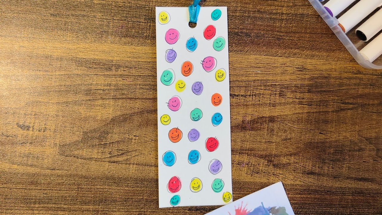 Cute Emoji Bookmark