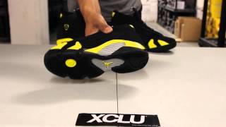 Air Jordan 14 Retro BG "Thunder" Unboxing Video @ Exclucity
