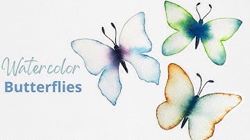 Watercolor Butterfly Tutorial for Beginners