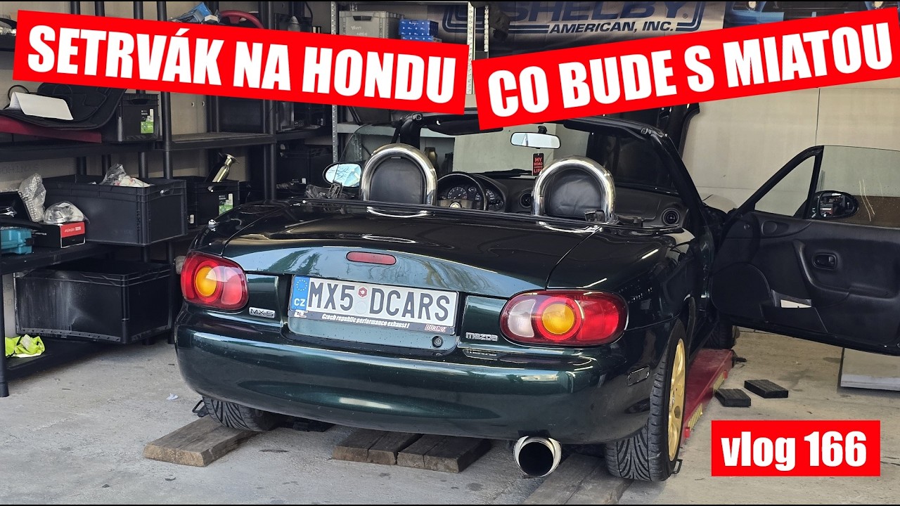 Honda CRX Del Sol další díly na projekt | Mazda MX-5 | světla a Opel Calibra