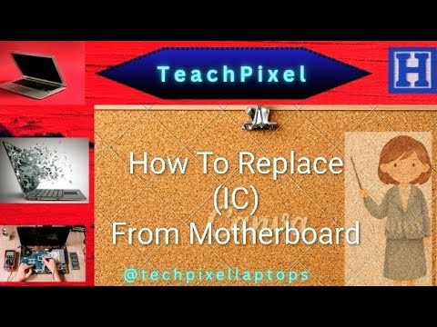 How to replace IC from any laptops motherboard - YouTube