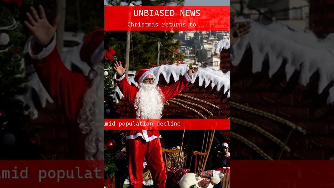 BREAKING NEW:Christmas Returns to Bethlehem Amid Population Decline