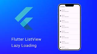 Flutter ListView Lazy Loading Tutorial | Infinite Scroll & Pagination