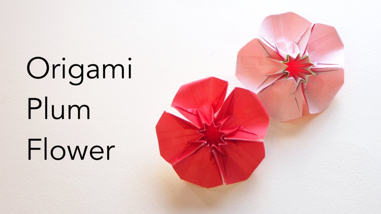 Origami Plum Flower Tutorial - Designed by Fendy Tony