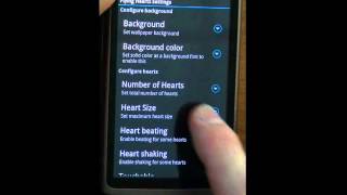 Flying Hearts Live Wallpaper Demo screenshot 3