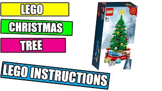 LEGO CHRISTMAS TREE INSTRUCTIONS - SEASONAL - LEGO 40338