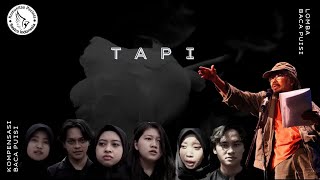 Baca Puisi - Tapi (karya Sutardji Calzoum Bachri)