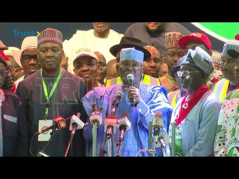 Victory Speech Of Atiku Abubakar After He Was Declared Winner Of The PDP Presidential Ticket