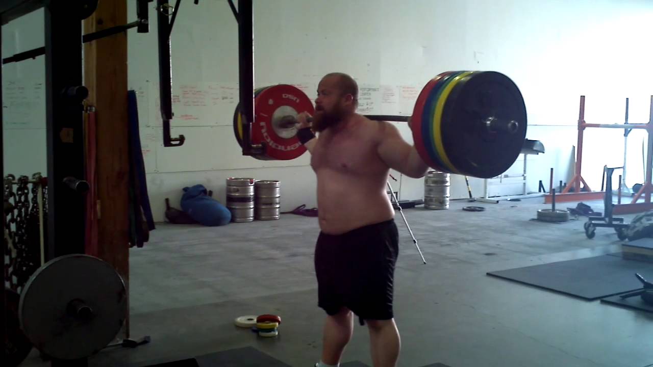 Shawn Doyle Behind The Neck Push Press 191.8kg/422lbs BTNPP YouTube